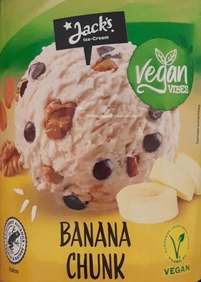 Banana Chunk Eiscreme