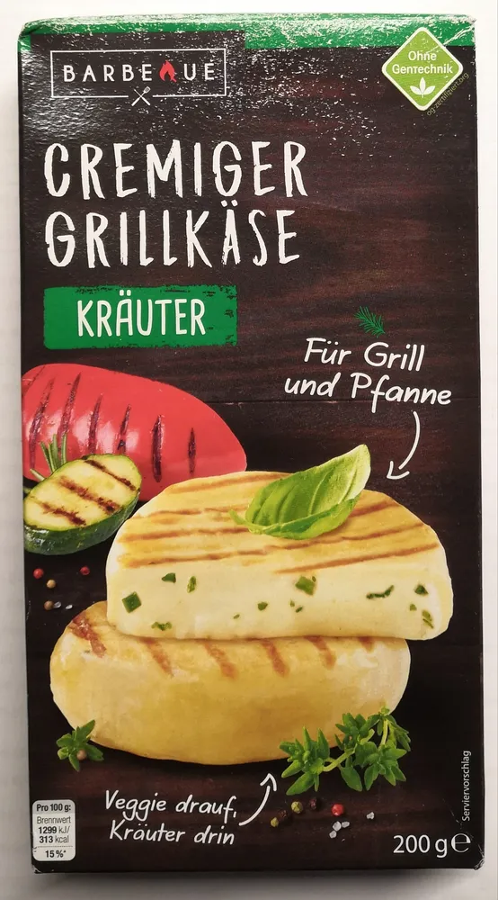 Cremiger Grillkäse Kräuter