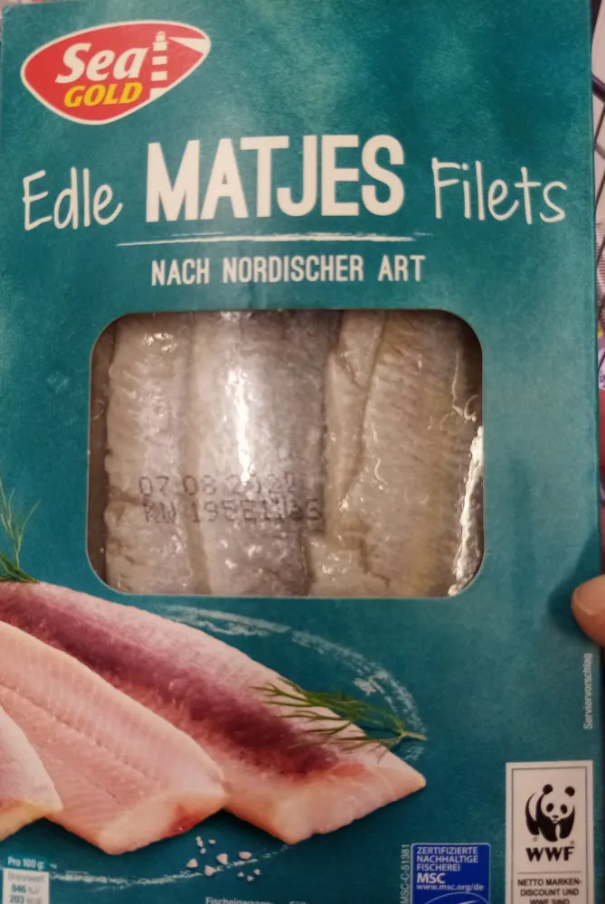 Edle Matjes Filets nach nordischer Art