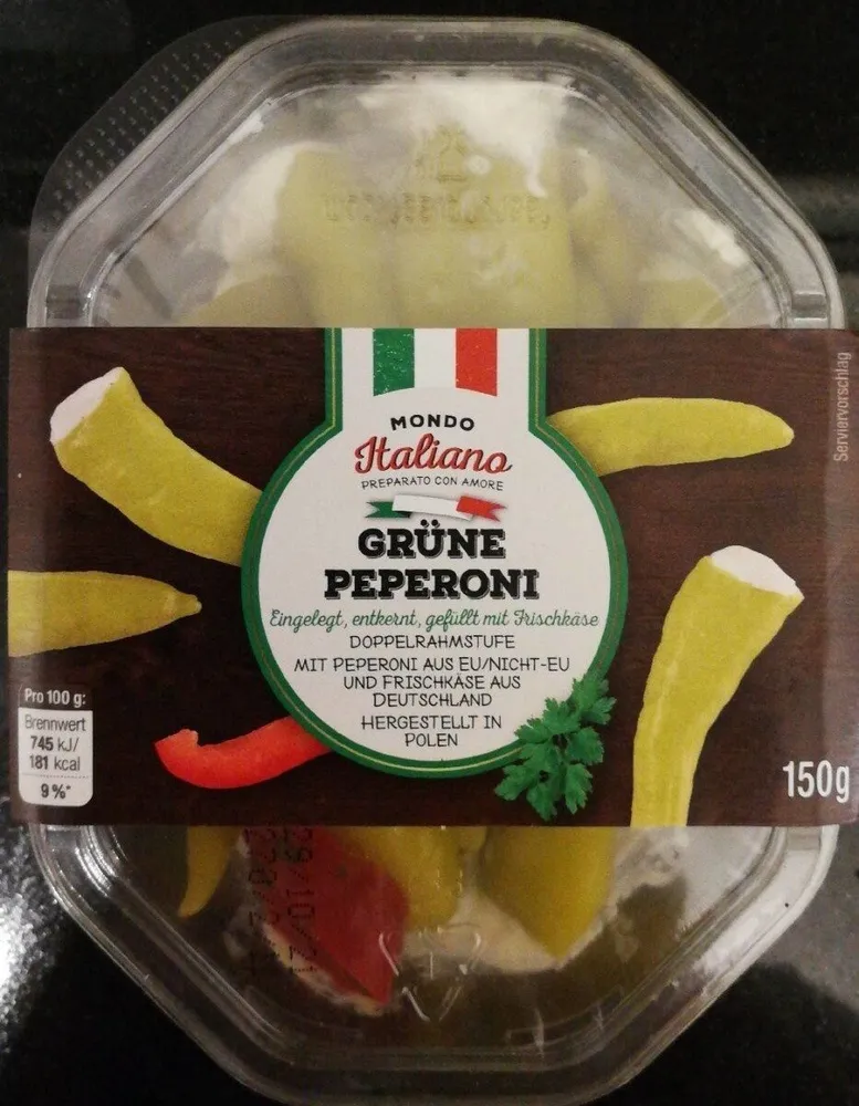 Grüne Peperoni