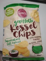 geriffelte Kesselchips Sauerrahm & Dill-Geschmack