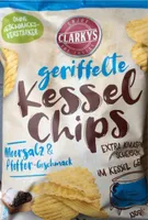 Geriffelte Kessel Chips Meersalz & Pfeffer