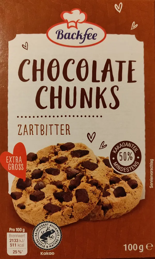 Chocolate Chunks Zartbitter