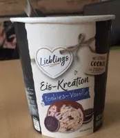 Eis-Kreation Cookies-Vanille