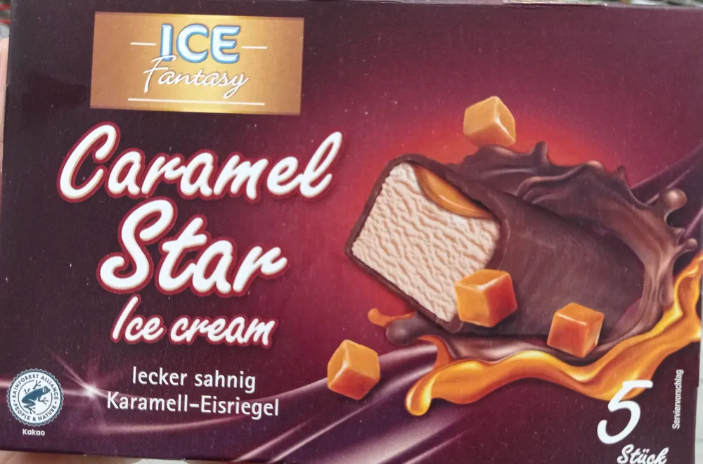 Caramel Star Ice Cream - Karamelleisriegel
