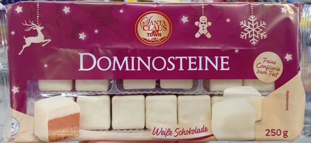 Dominosteine Weiße Schokolade