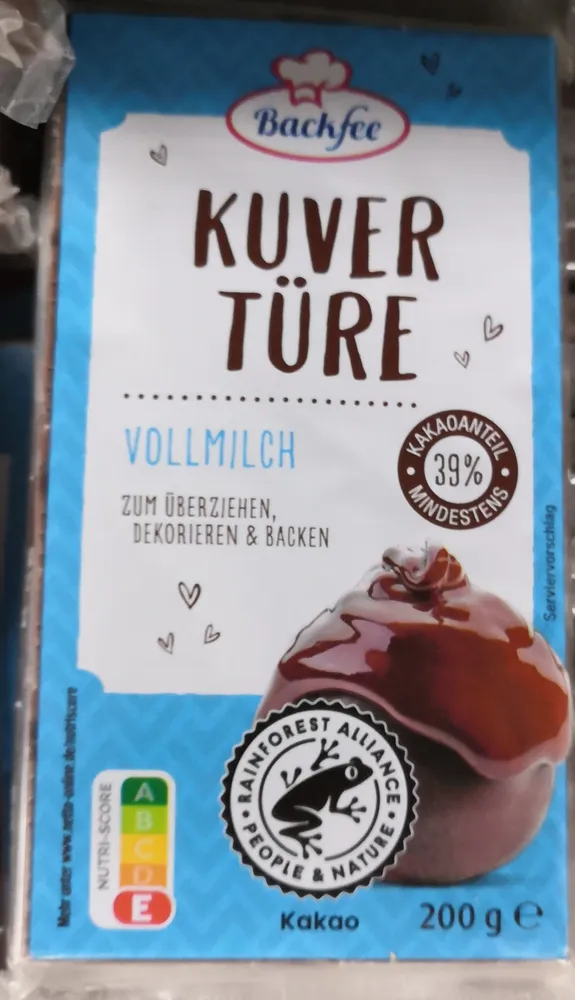 Vollmilch Kuvertüre