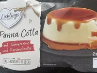 Panna Cotta mit Sahnecreme & Karamellsoße