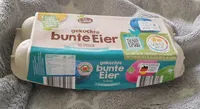 Gekochte bunte Eier