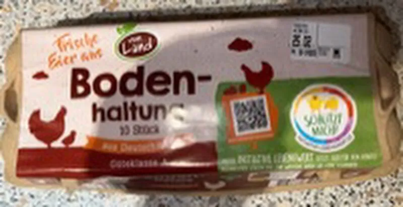 Eier aus Bodenhaltung