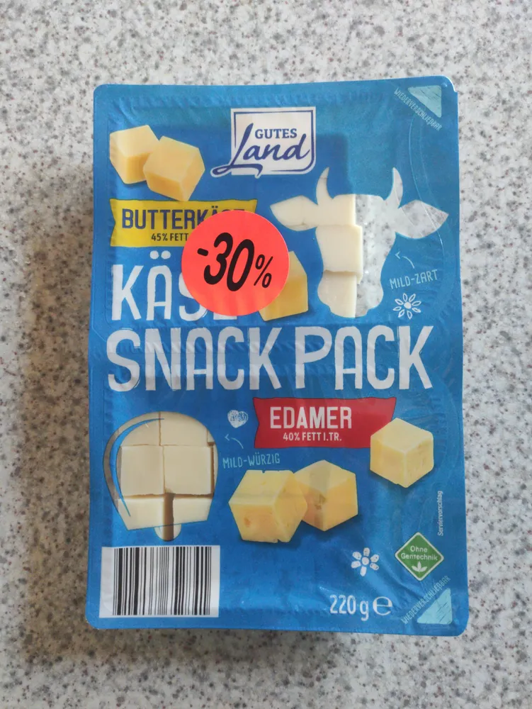 Käse Snack Pack