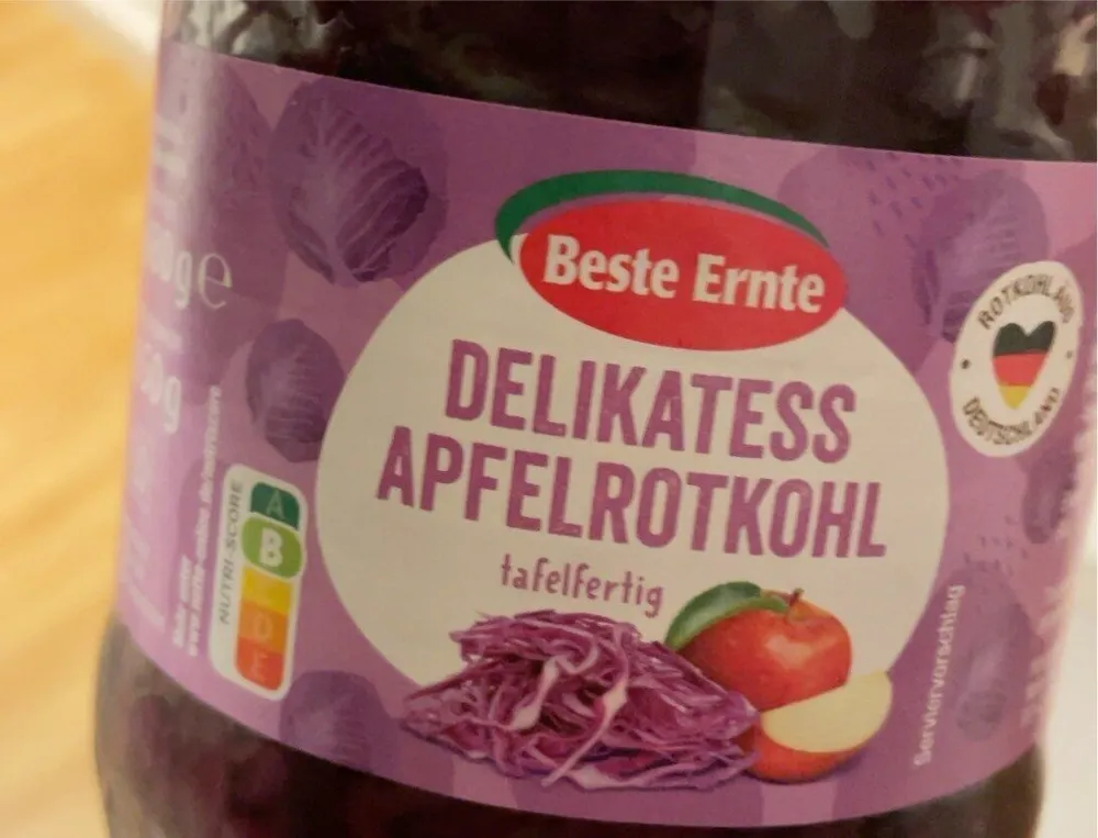 Apfelrotkohl