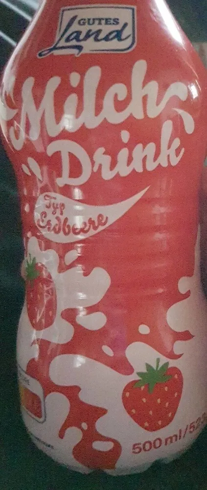Milch Drink Typ Erdbeere