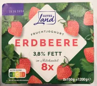 Fruchtjoghurt Erdbeere 3,8% Fett
