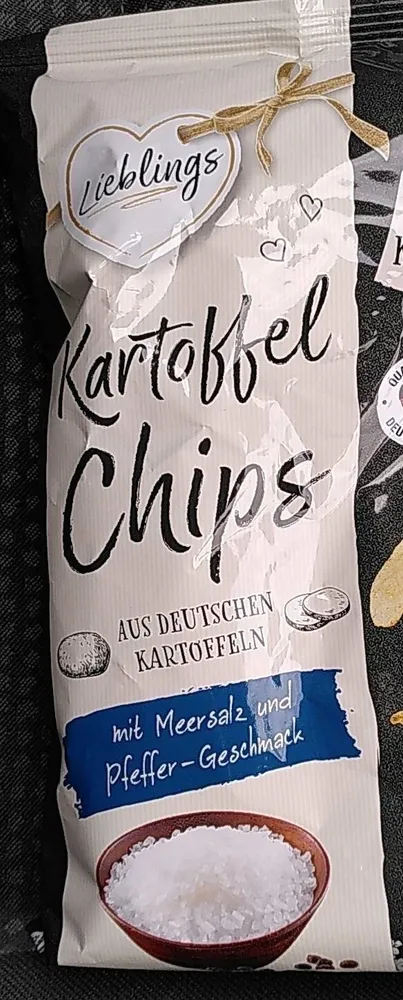 Kartoffelchips Pfeffer