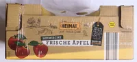 Heimische frische Äpfel