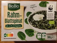 Rahm-Blattspinat