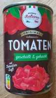 Tomaten geschält und gehackt