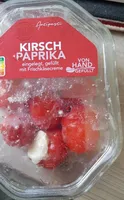 Kirschpaprika gefüllt mit Frischkäsecreme