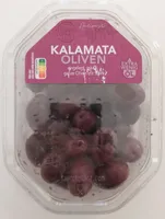 Kalamata-Oliven, eingelegt, mit Öl, ganze Oliven mit Stein