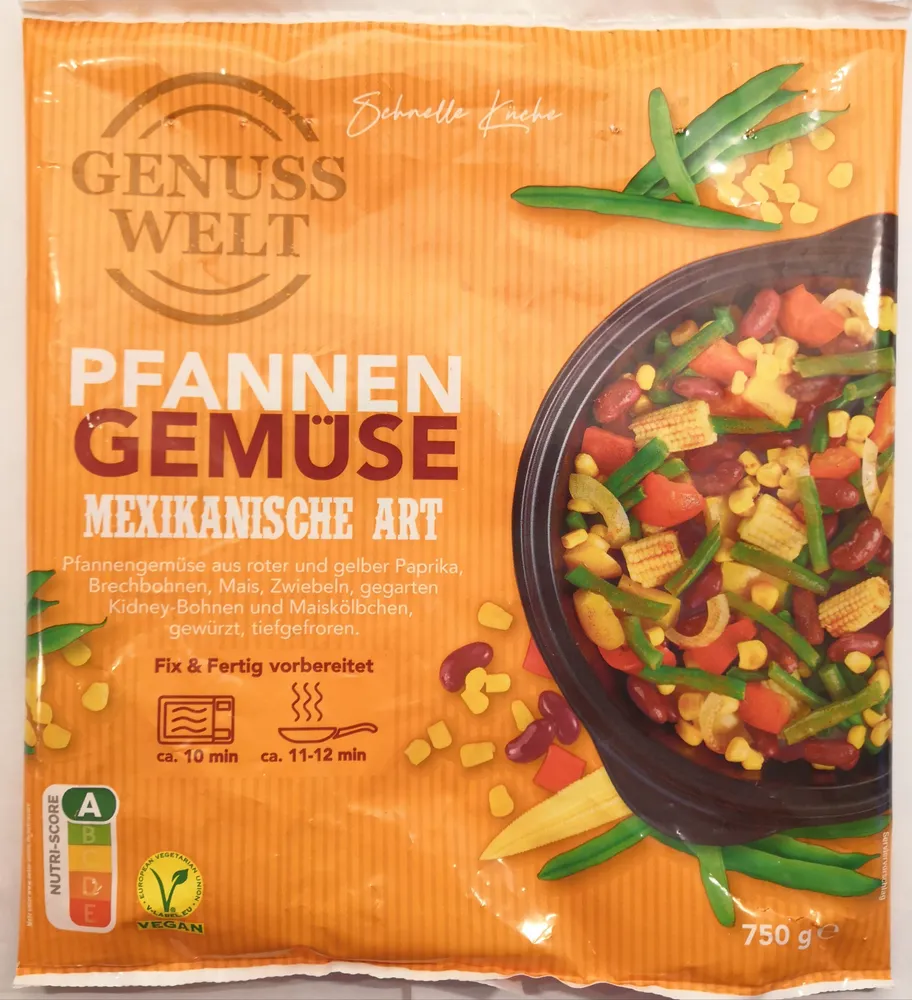 Pfannen Gemüse Mexikanische Art (Lidl)
