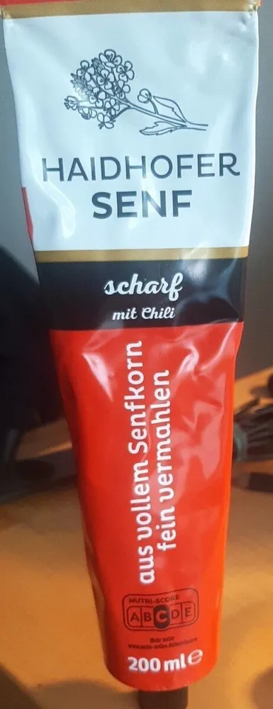 Senf scharf mit Chili