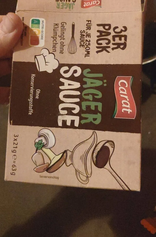 Carat Jäger Sauce