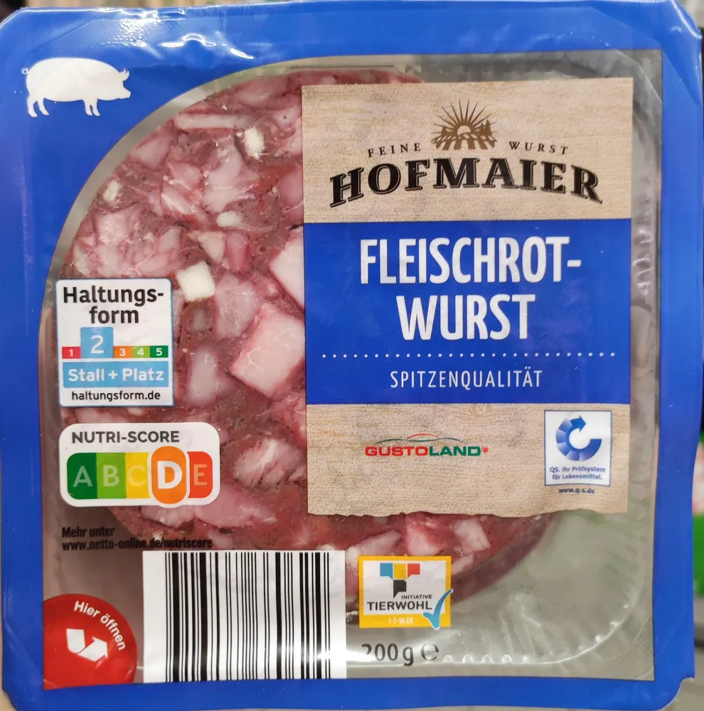 Fleischrot-Wurst
