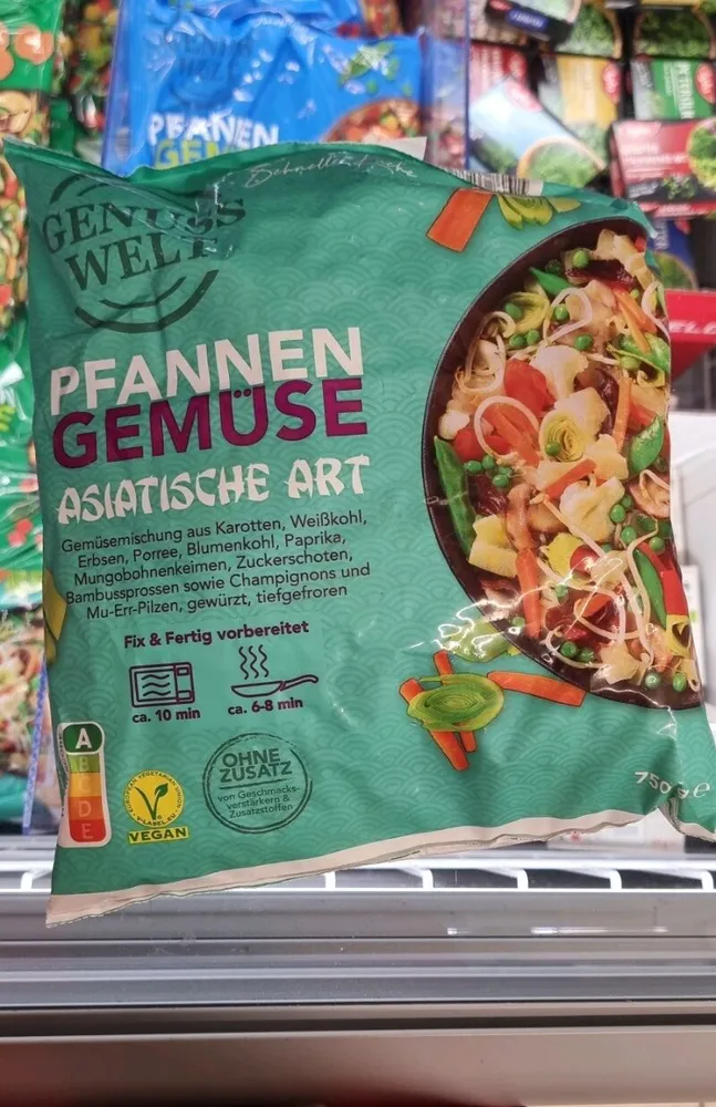 Pfannengemüse - Asiatische Art