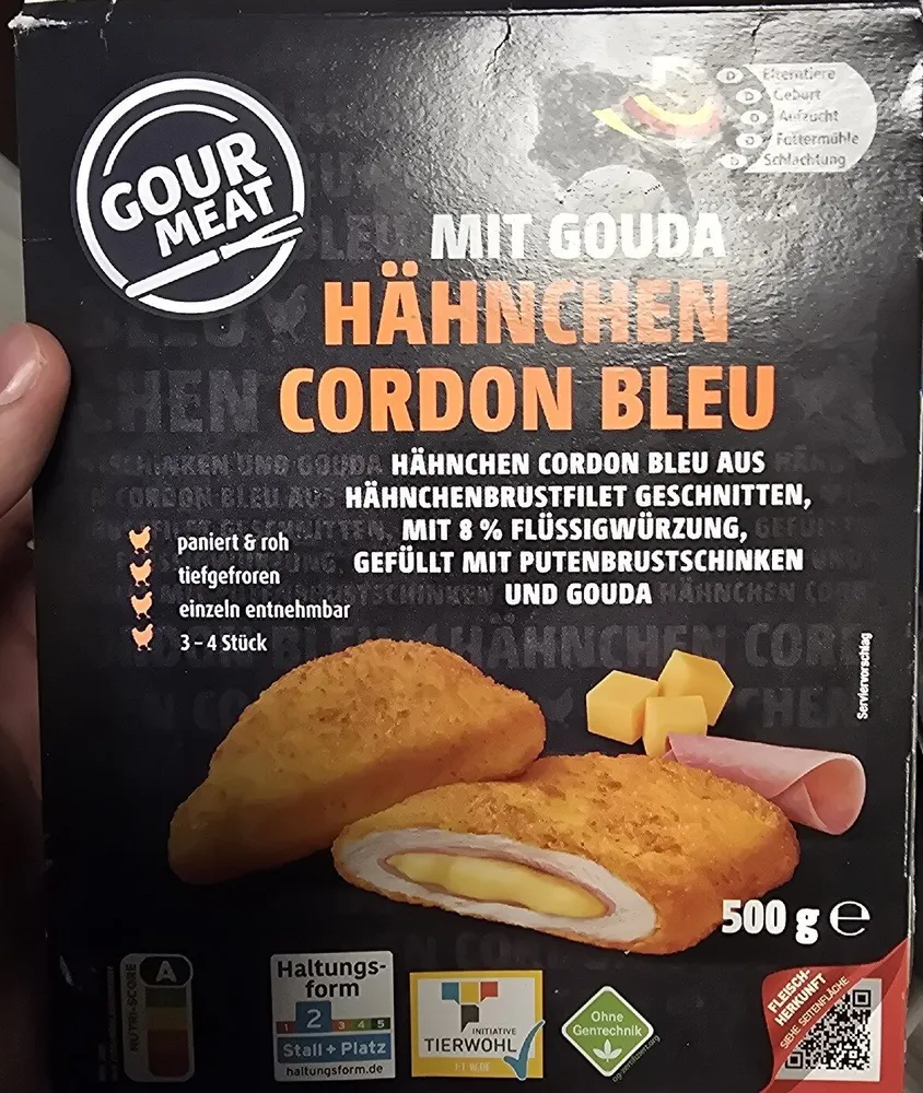 MIT GOUDA HÄHNCHEN CORDON BLEU