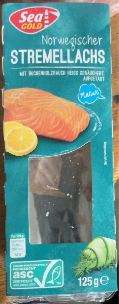 Norwegischer stremellachs