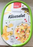 Käse Salat mit Obst und Gemüse