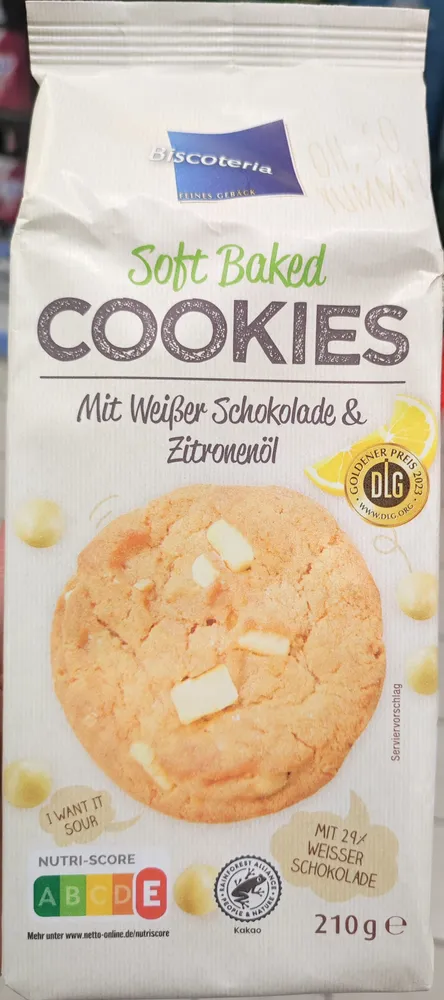 Soft baked cookies