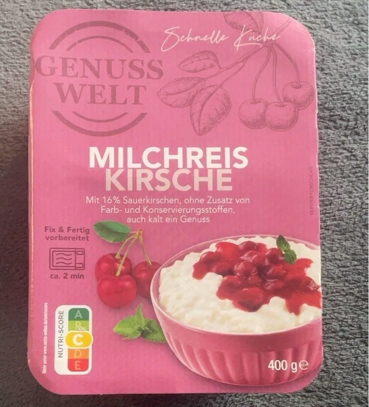 Milchreis Kirsche