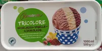 Tricolore Haselnuss-Vanille-Schokolade