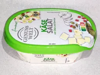 Käsesalat mit Obst und Gemüse