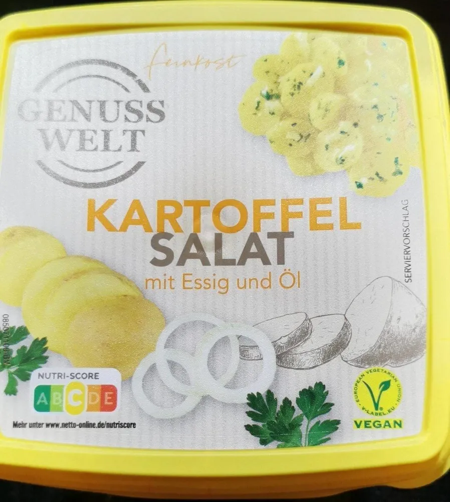 Kartoffel Salat Mit Essig Und Öl