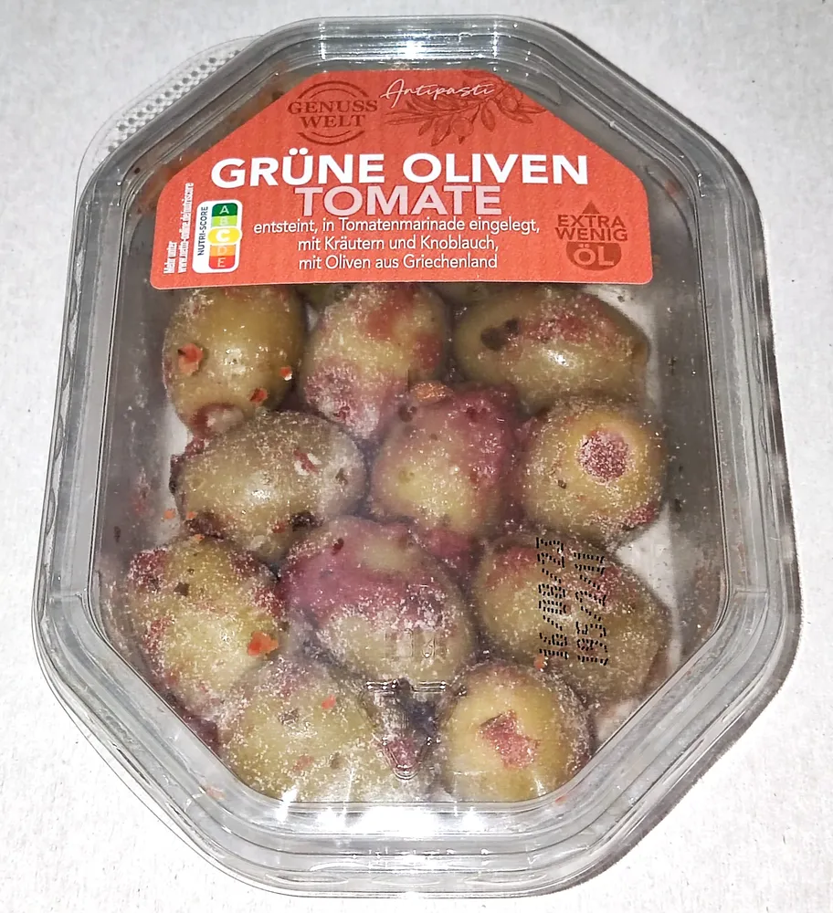 Grüne Oliven - Tomate