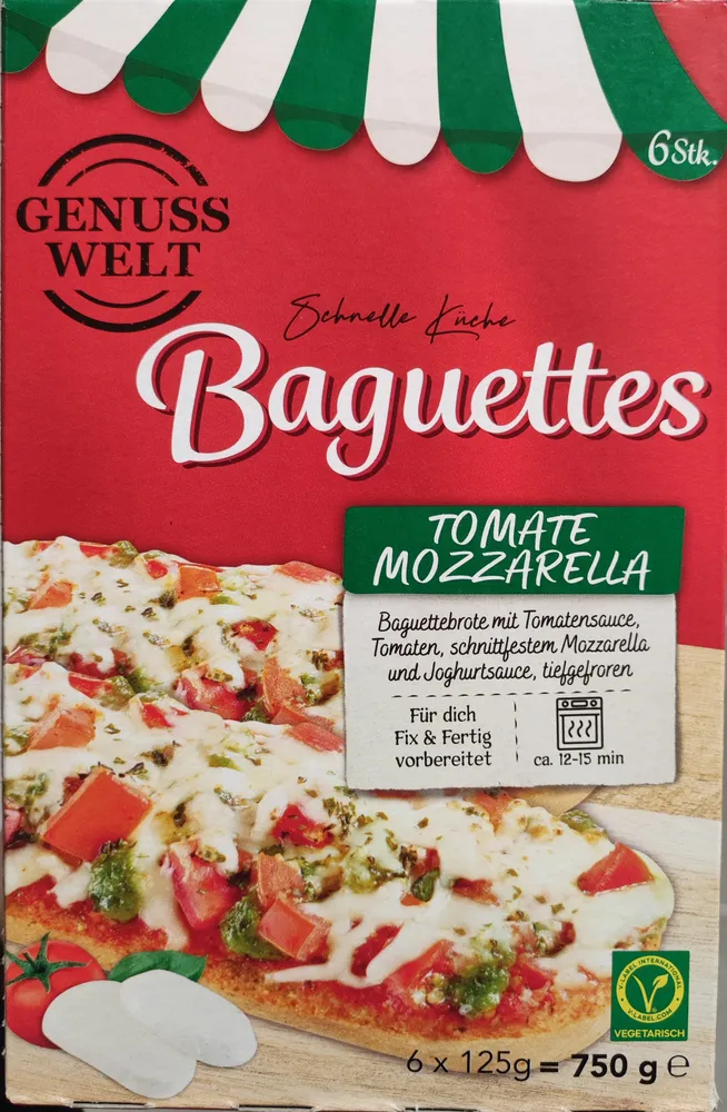 Baguettes Tomate Mozzarella
