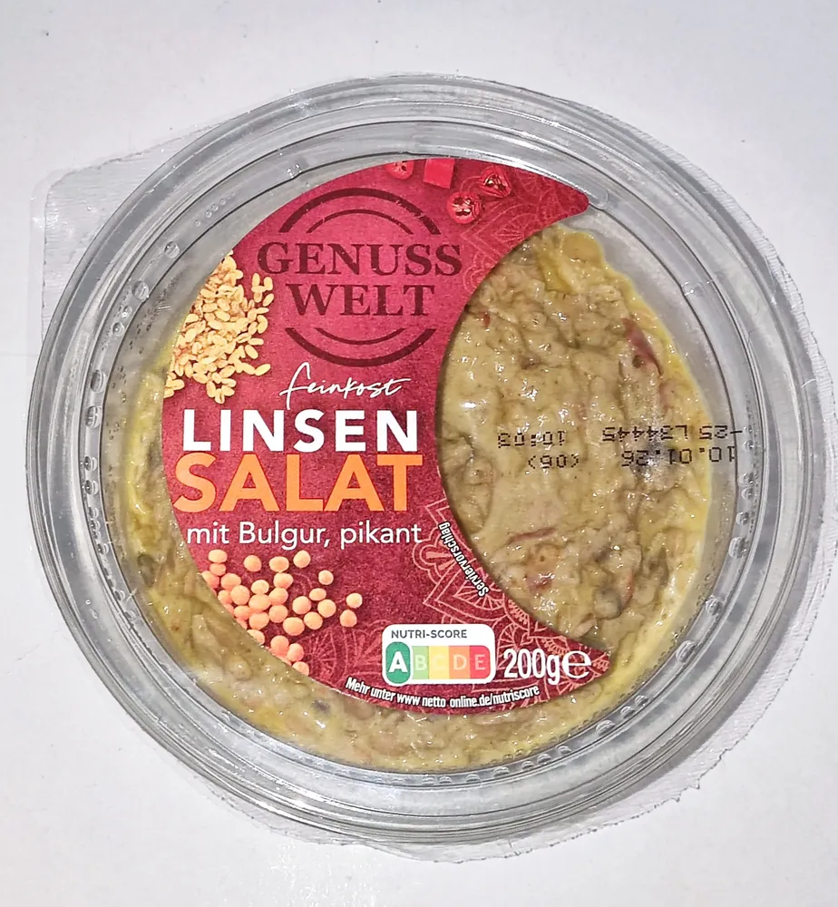 Linsensalat mit Bulgur