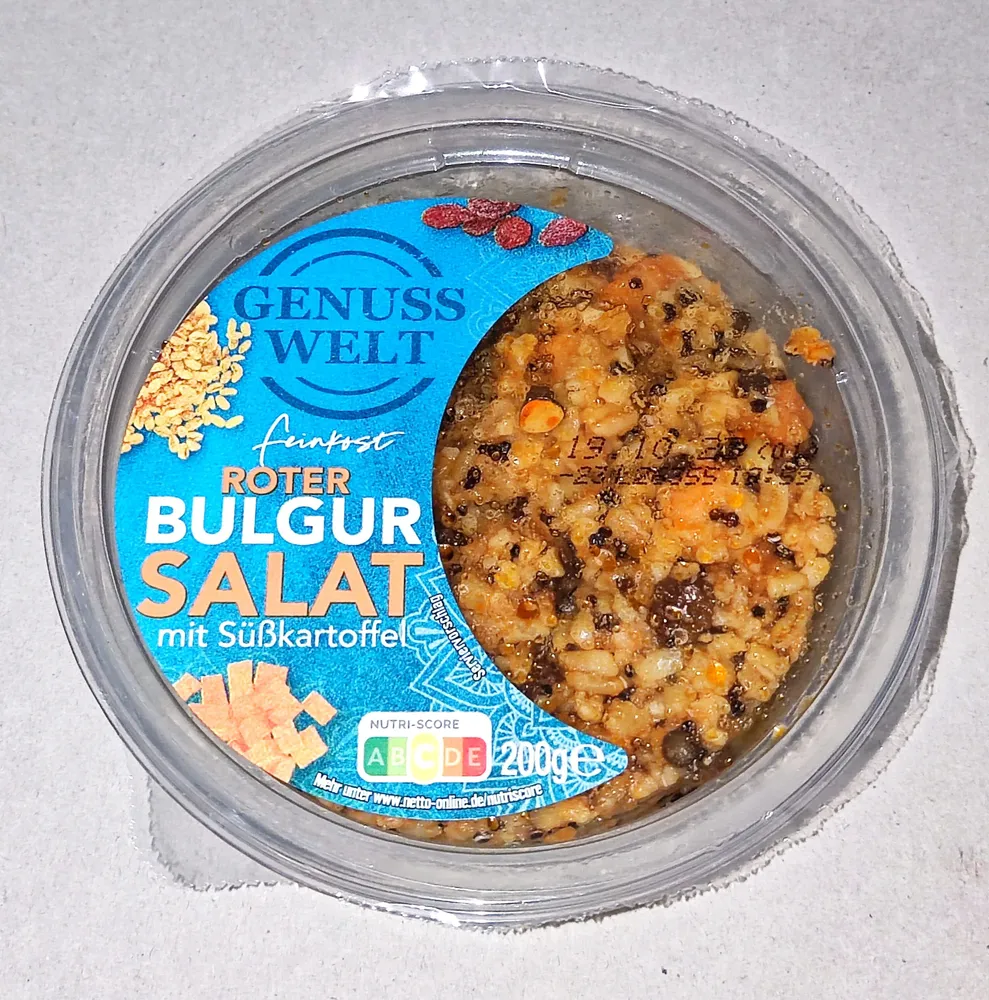 Roter Bulgursalat mit Süßkartoffel