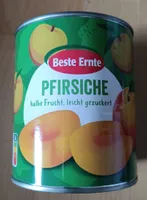 Pfirsiche - halbe Frucht, leicht gezuckert
