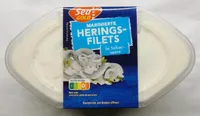 Marinierte Heringsfilets in Sahnesauce