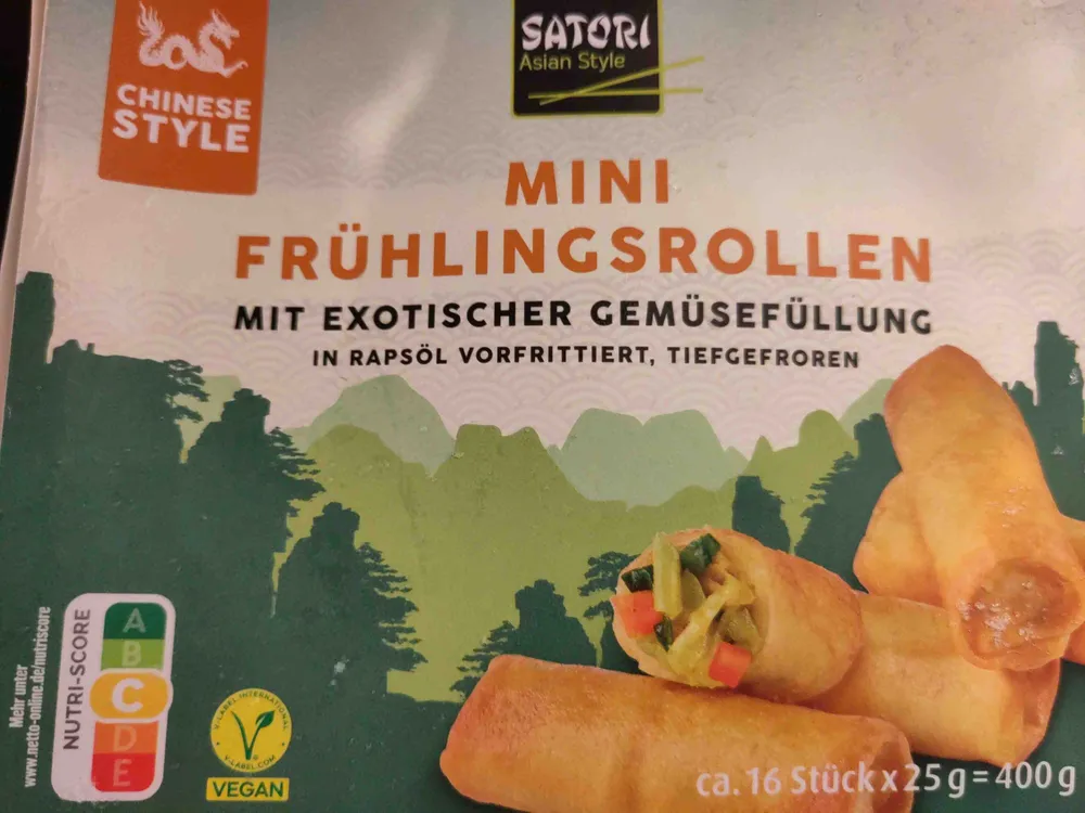 Mini Frühlingsrollen, Chinese Style