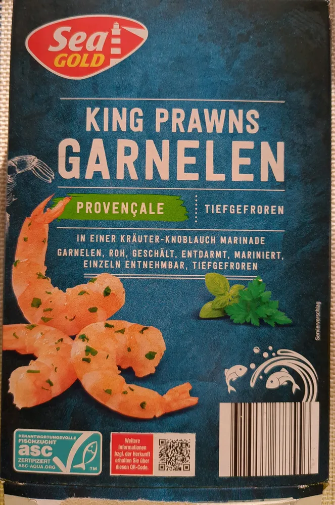 Garnelen halbe Packung