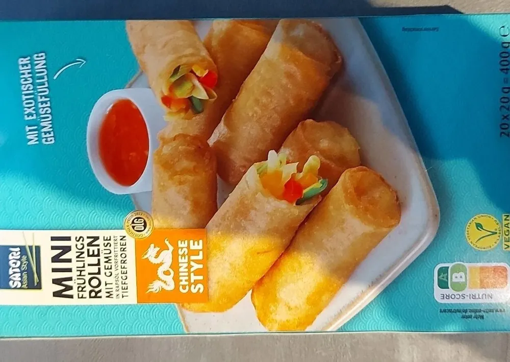Mini Frühlingsrollen mit Gemüse