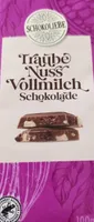 Trauben nuss vollmilch schokolade