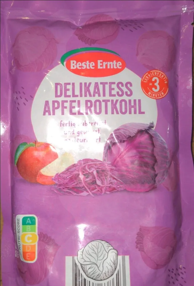 Delikatess Apfelrotkohl