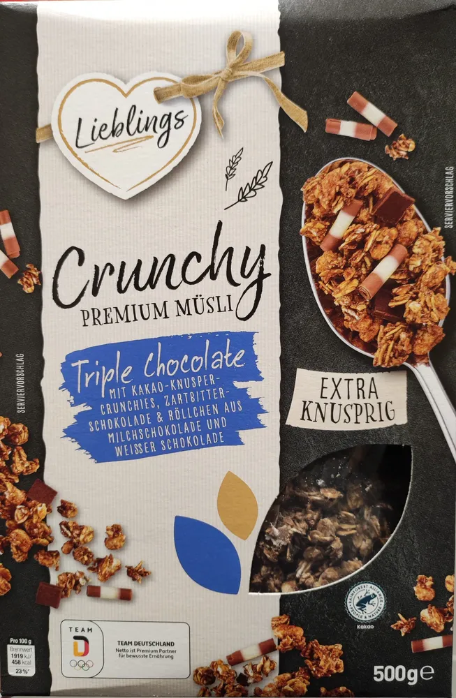 Crunchy Premium-Müsli Triple Chocolate