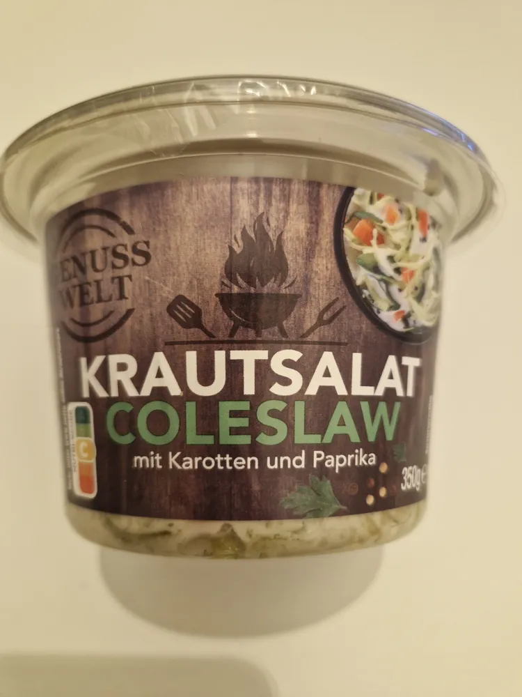 KRAUTSALAT COLESLAW mit Karotten und Paprika
